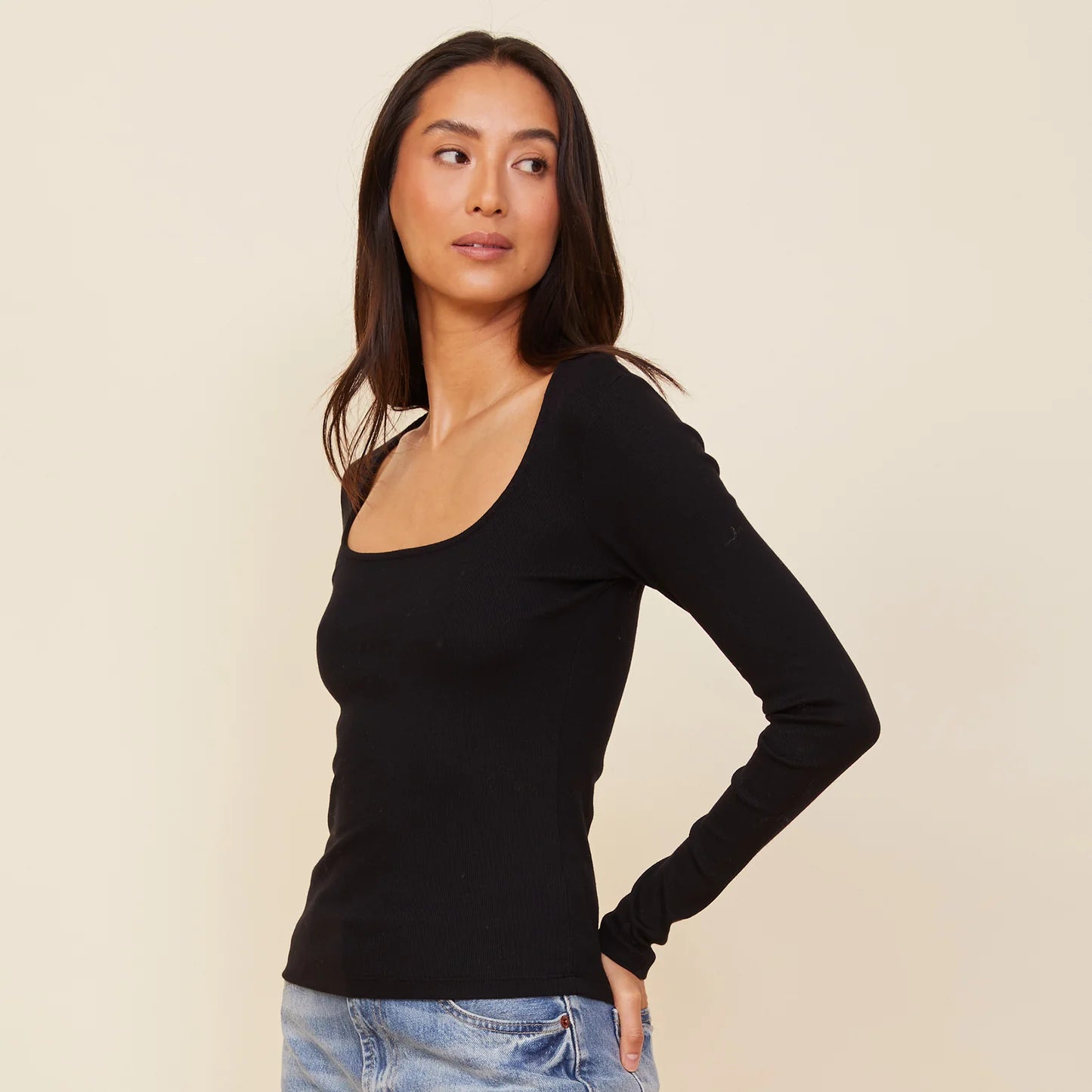 90’s Rib Long Sleeve