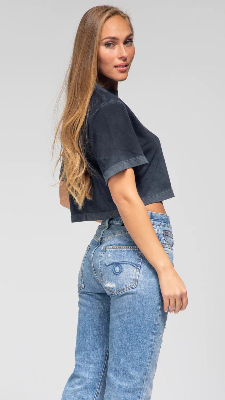 Washed Black Crop