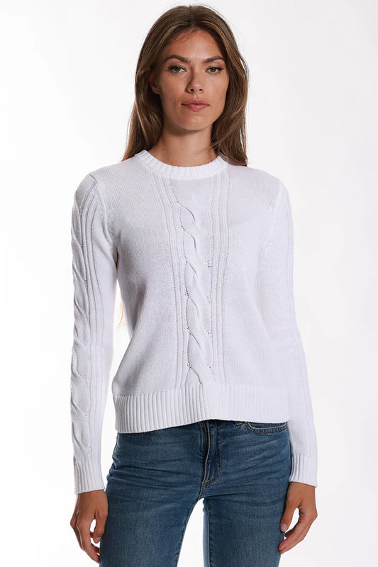 Cotton Cable Cashmere Sweater