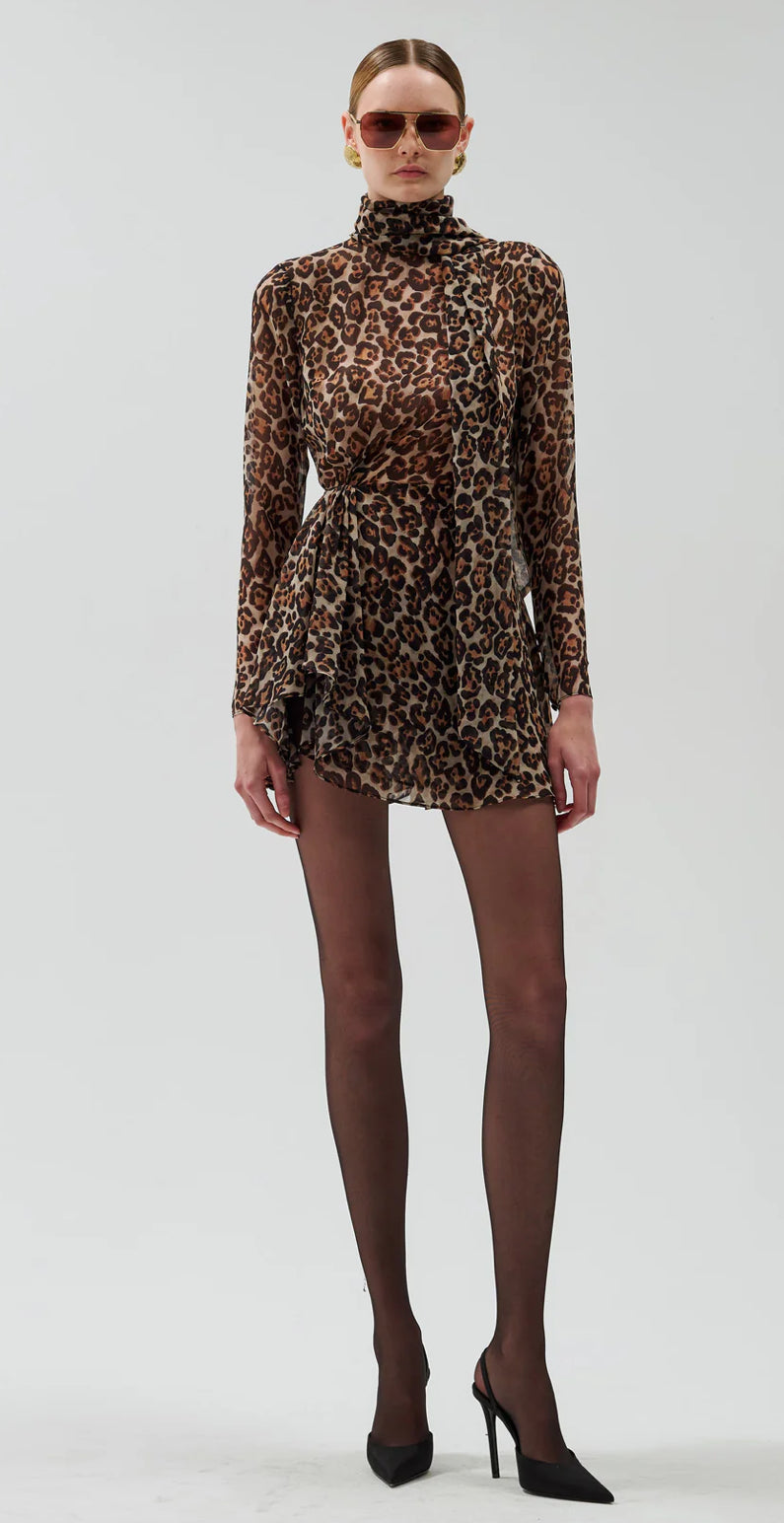 Carlotta Dress Leopard