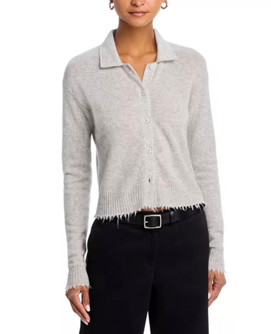 The Loose Polo Cardigan Sweater