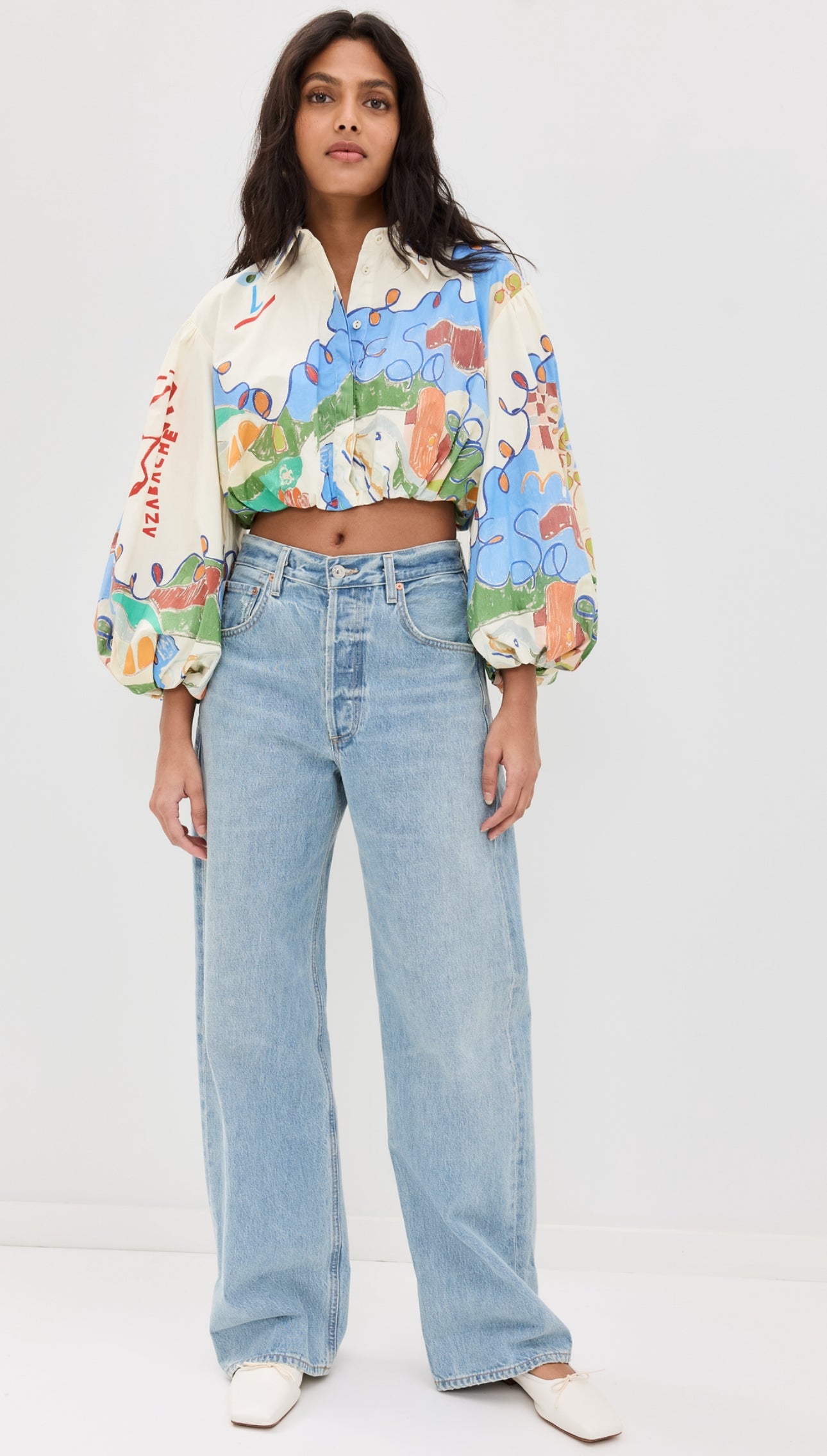 Nadia Cropped Shirt