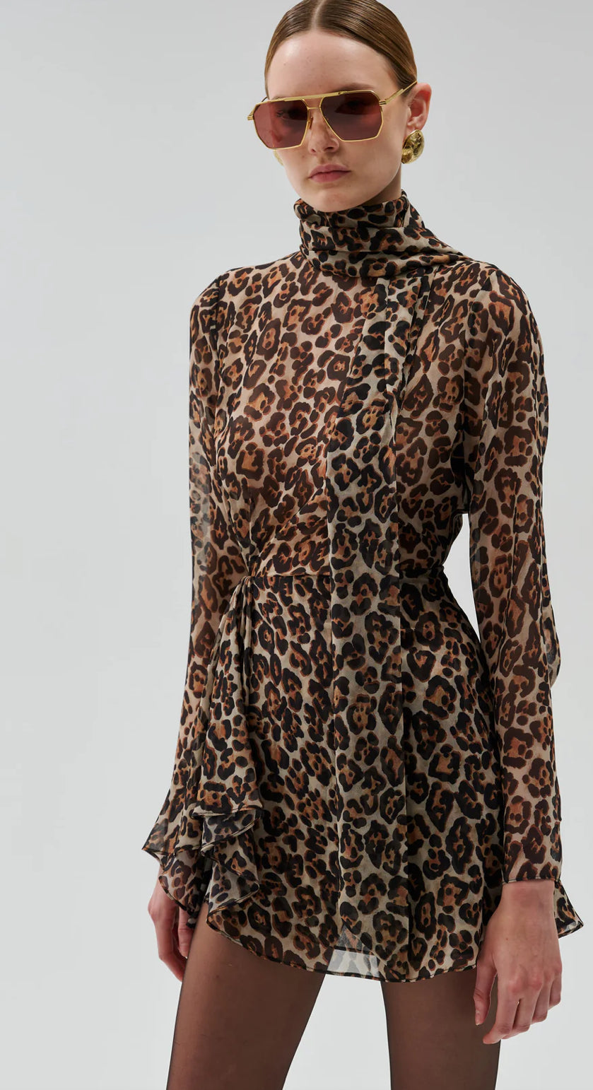 Carlotta Dress Leopard