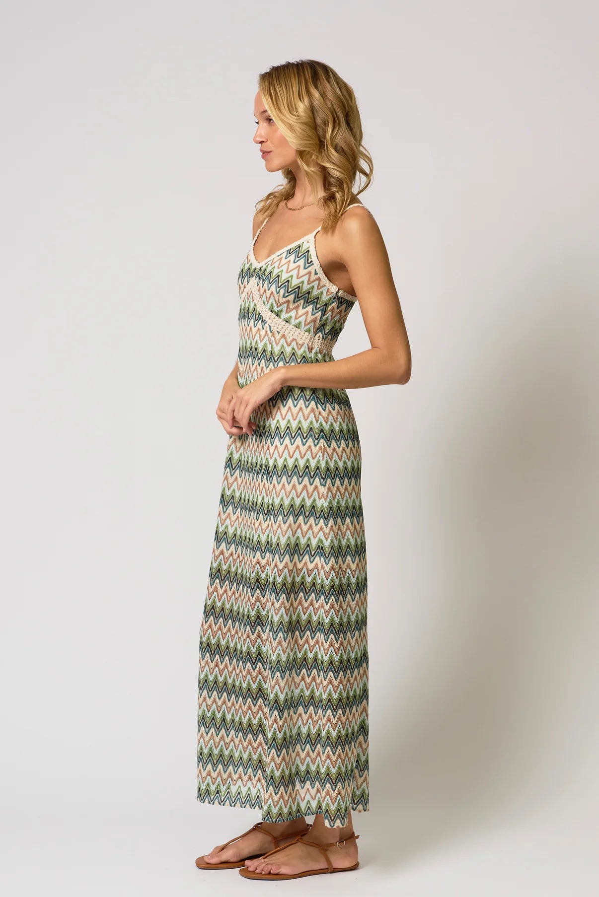 Celine Crochet Maxi Dress
