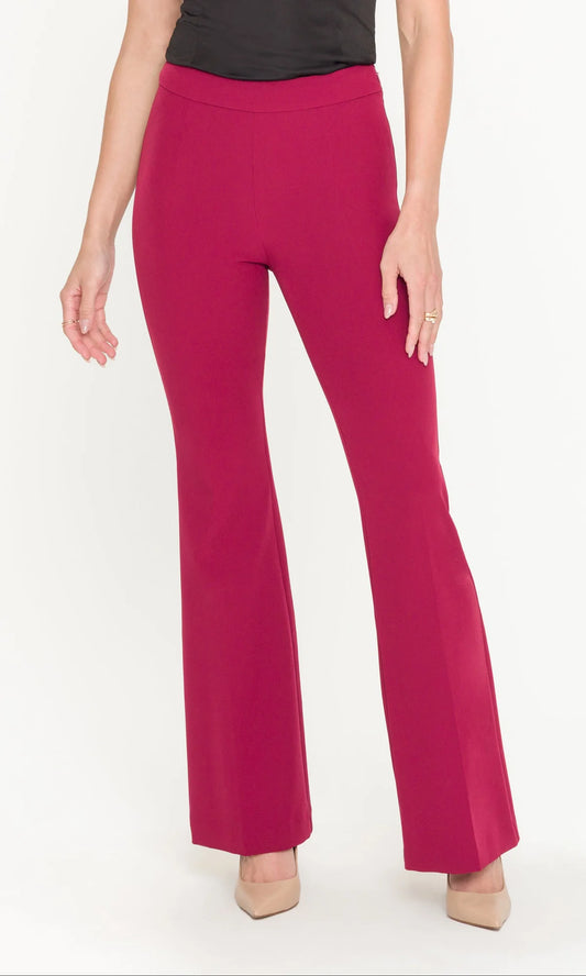 Elise Crepe Pant Crimson