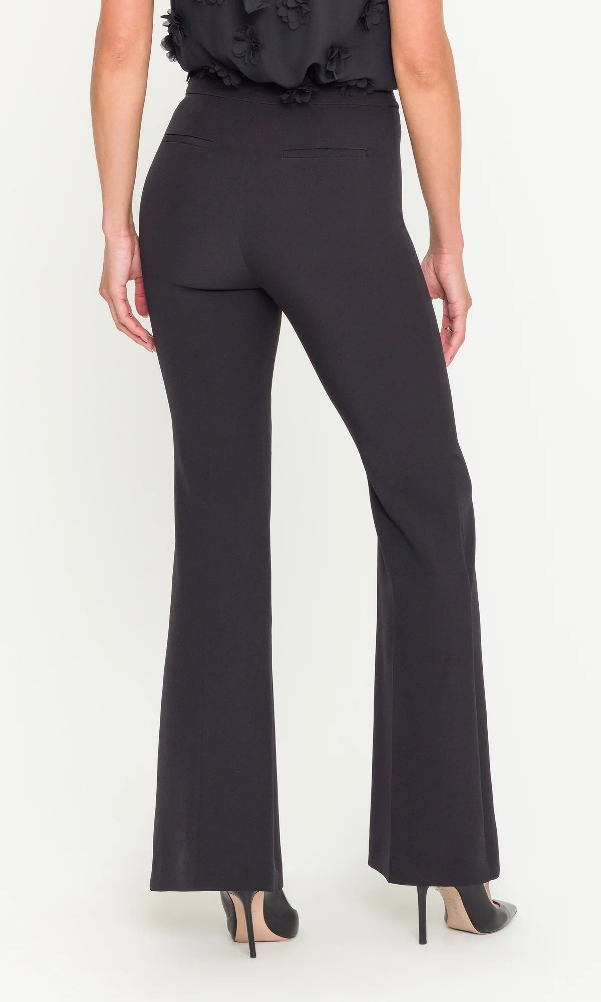 Elise Crepe Pants Black