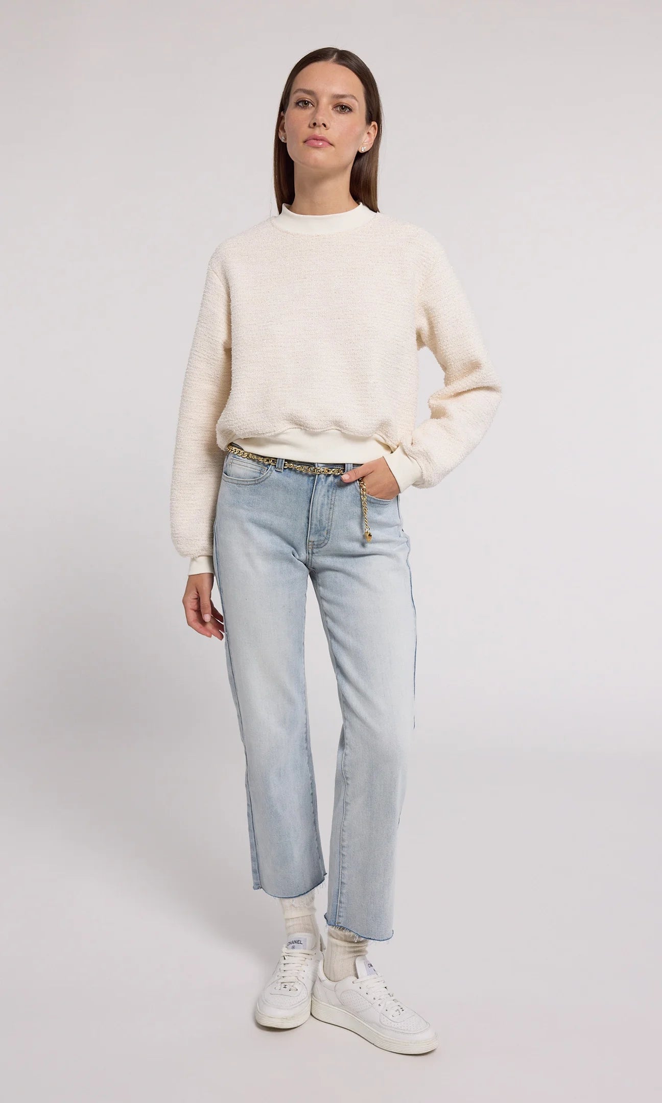 Julie Tweed Sweatshirt