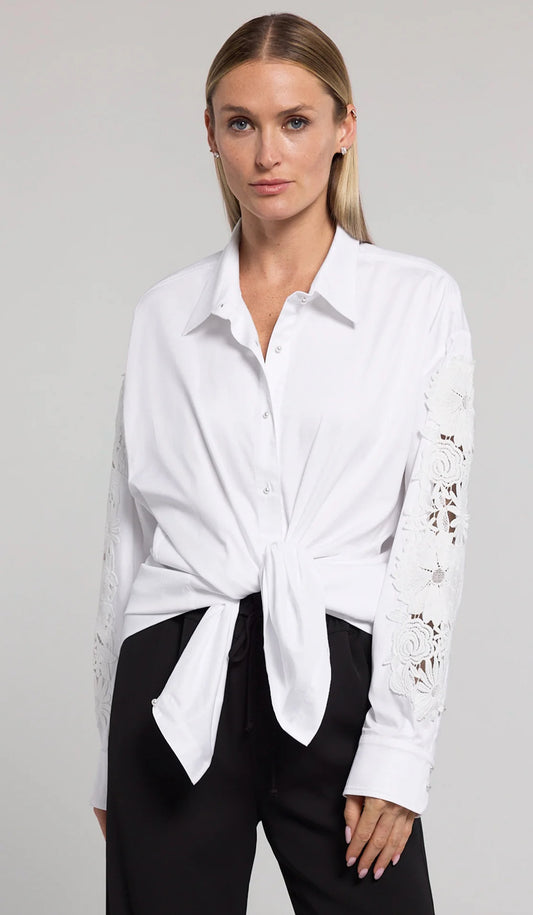 Marcel Lace Poplin Shirt