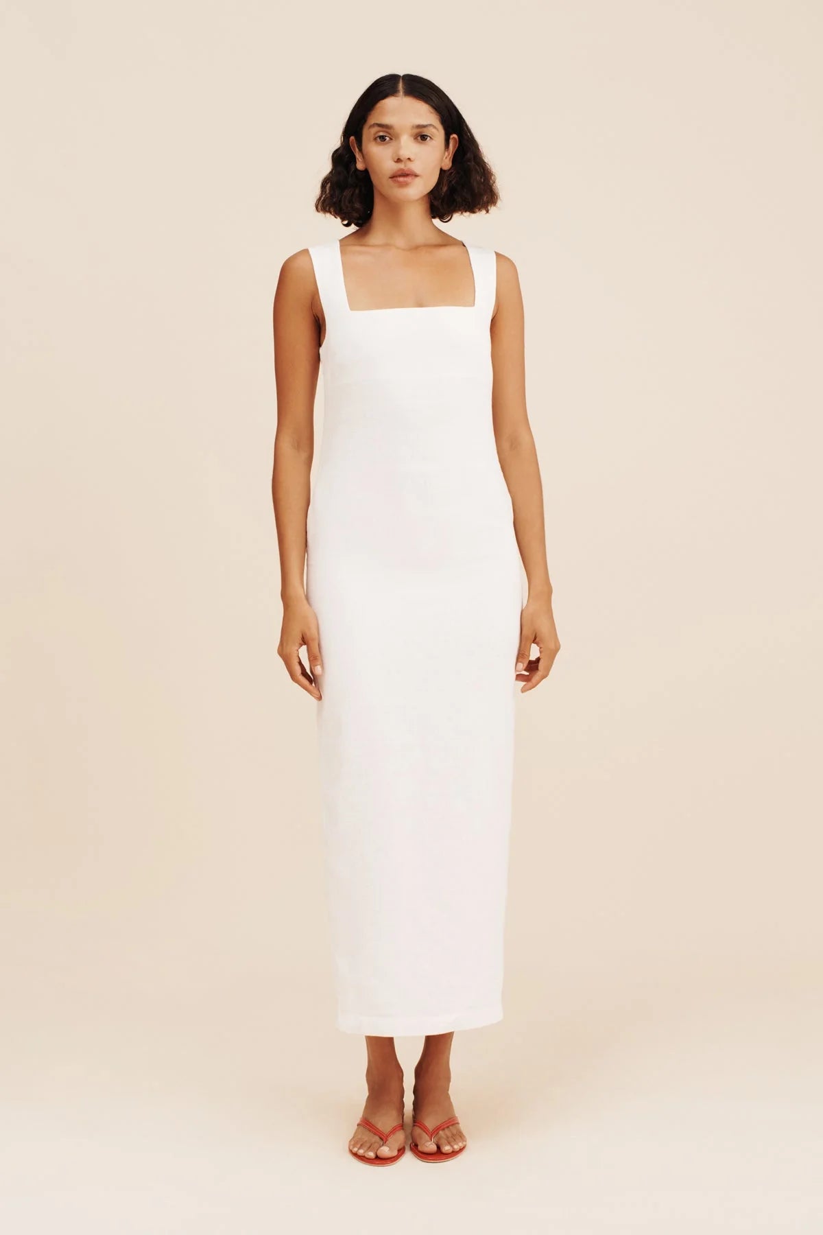 Alice Midi Dress Ivory