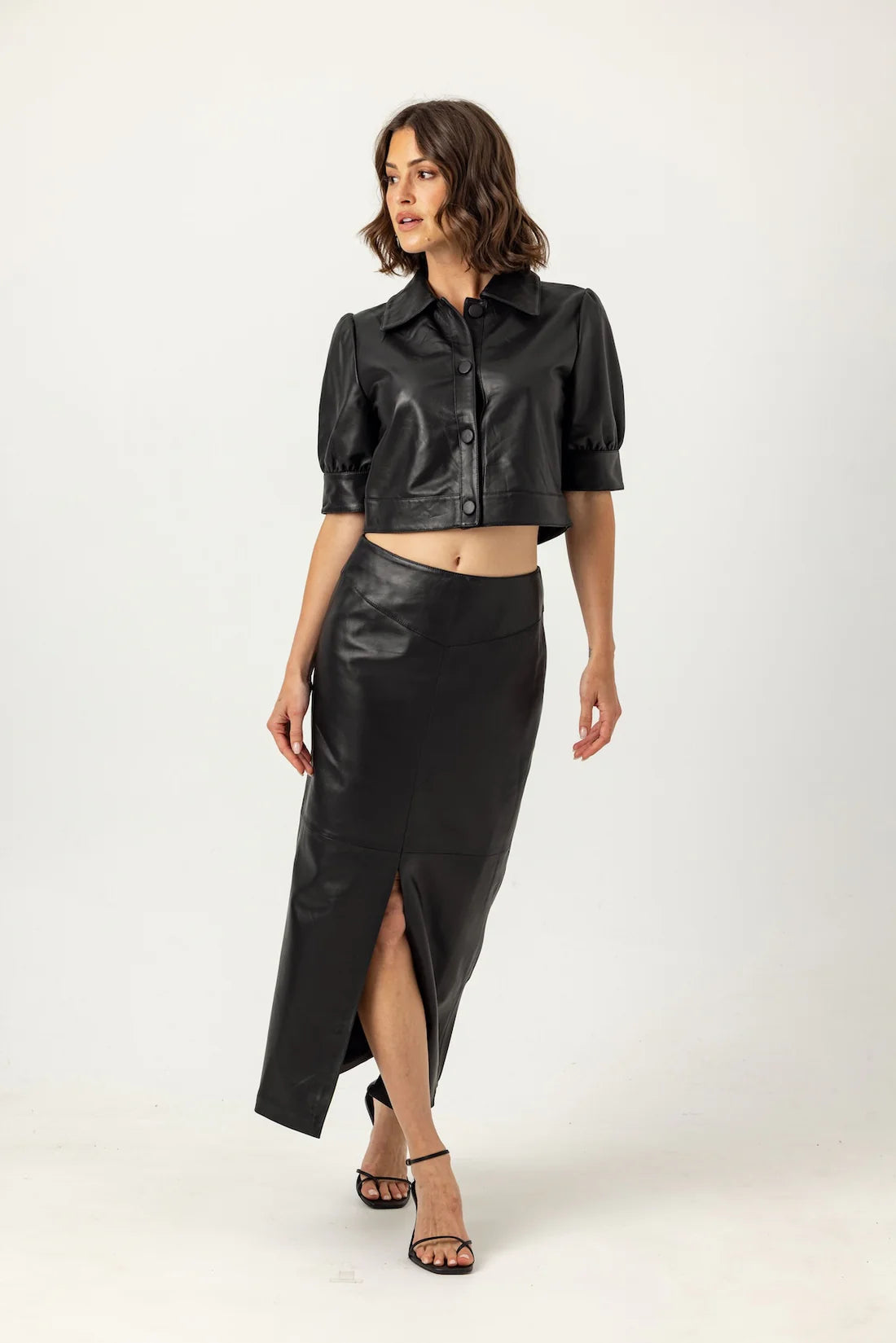 Leather Beaker Skirt