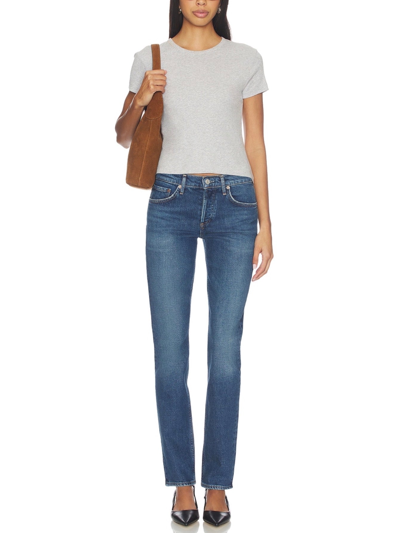 Cocktail Ankle Jean in Outline