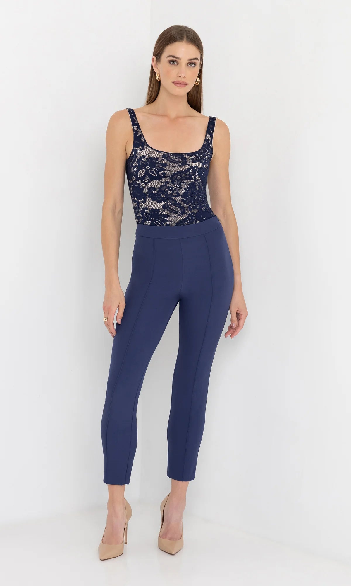 Lonny Crepe Pants Dusk