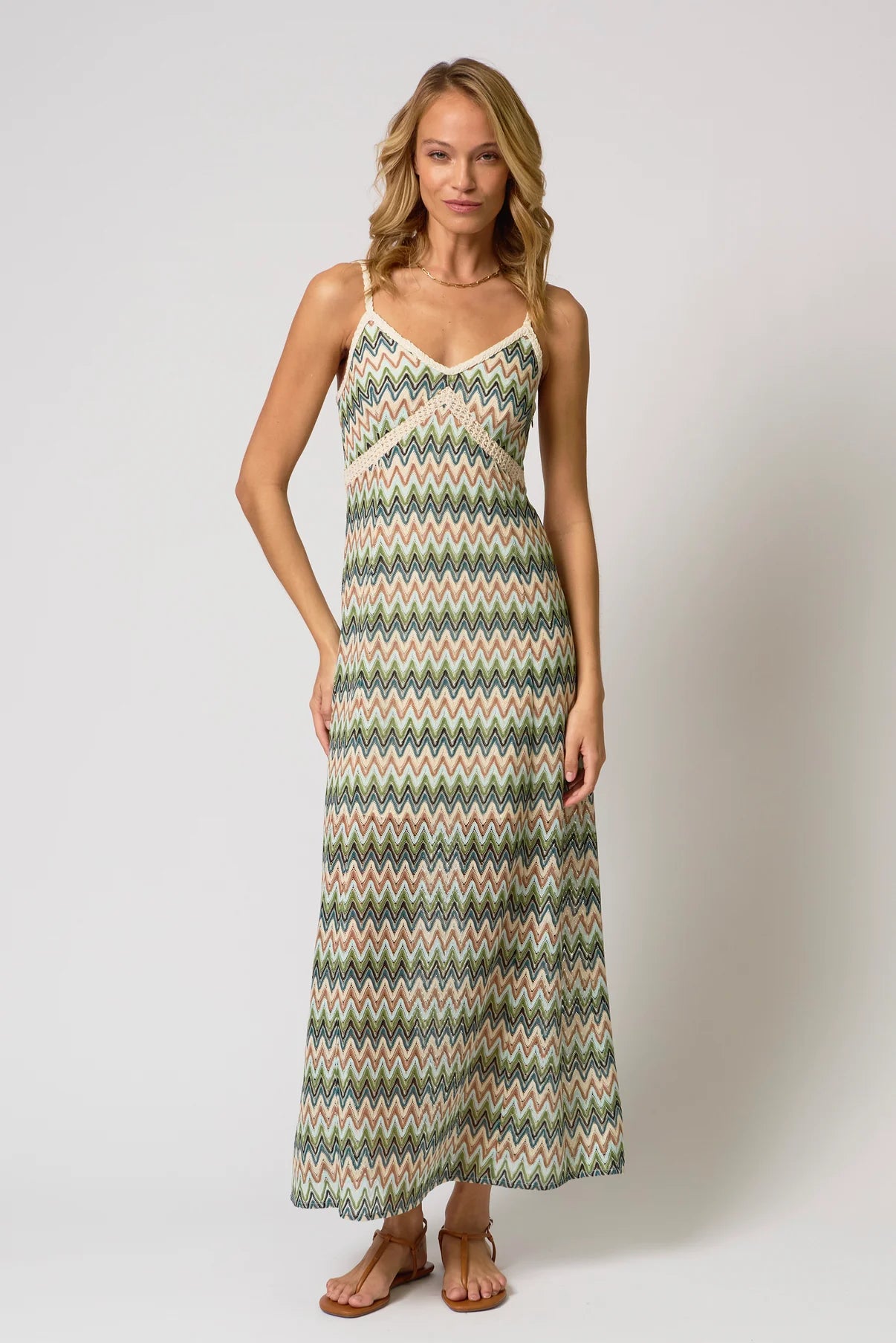 Celine Crochet Maxi Dress