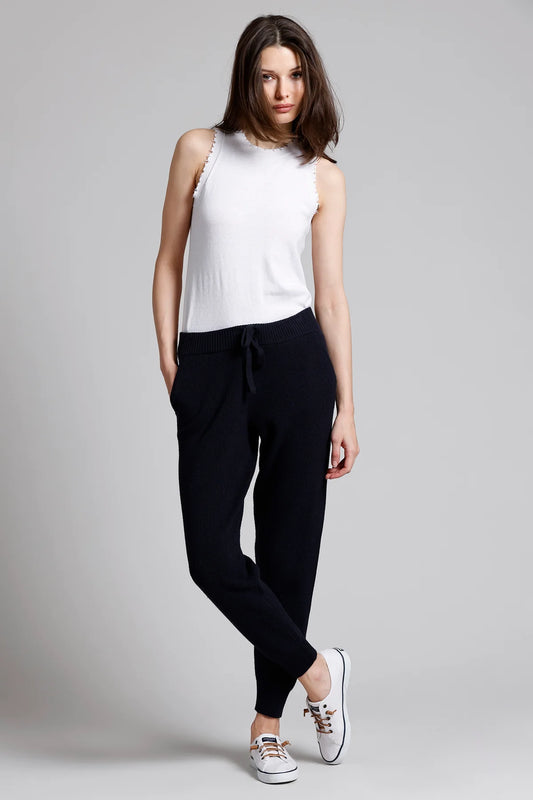 Cotton Cashmere Jogger Navy