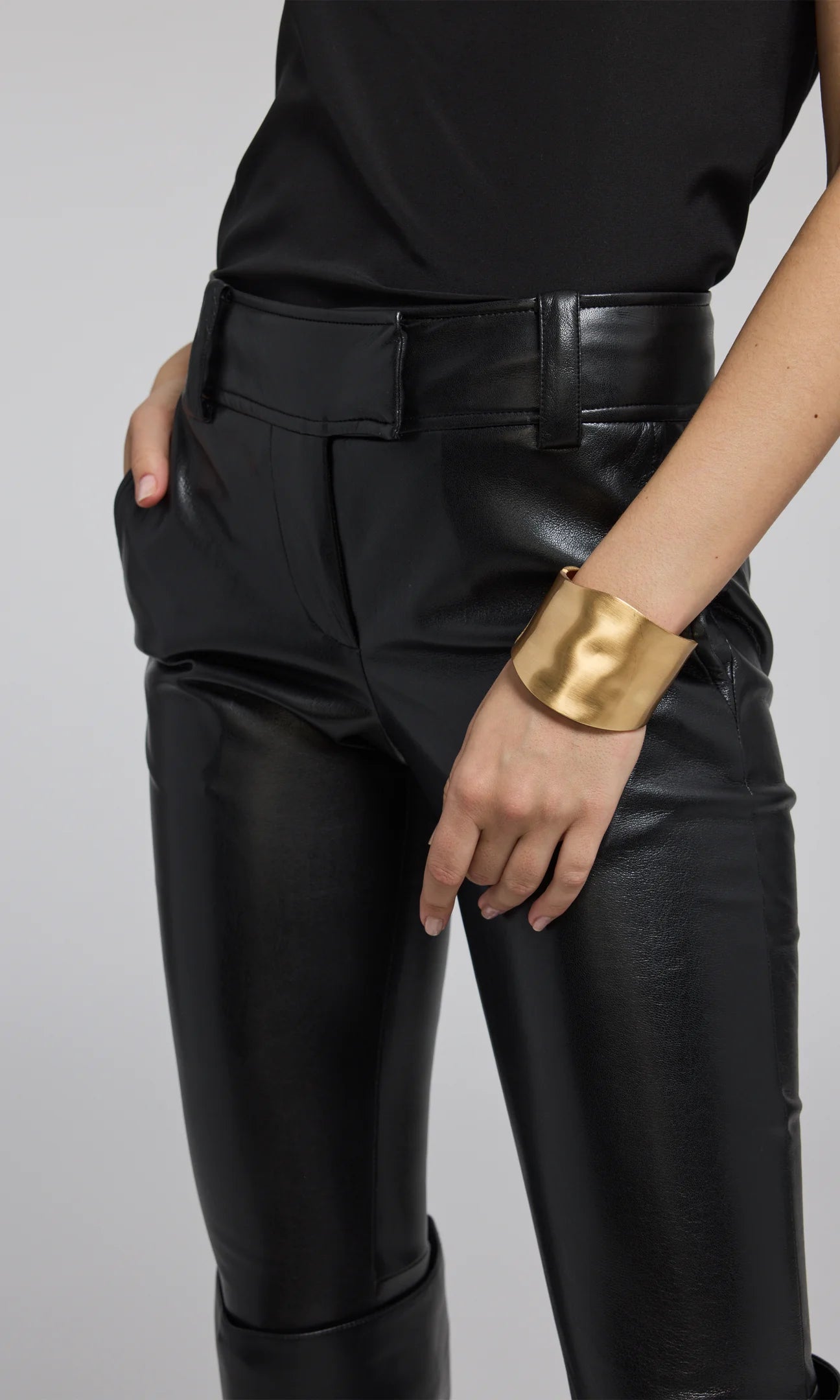 Alexandra Vegan Leather Pants