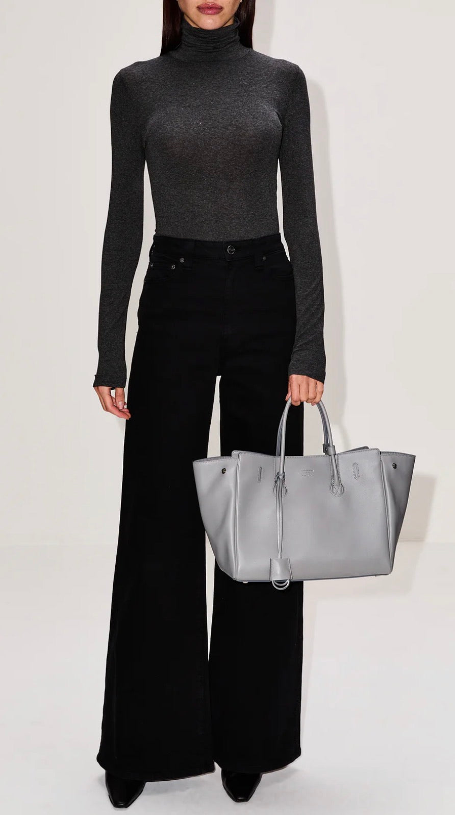 Pascale Turtleneck Charcoal