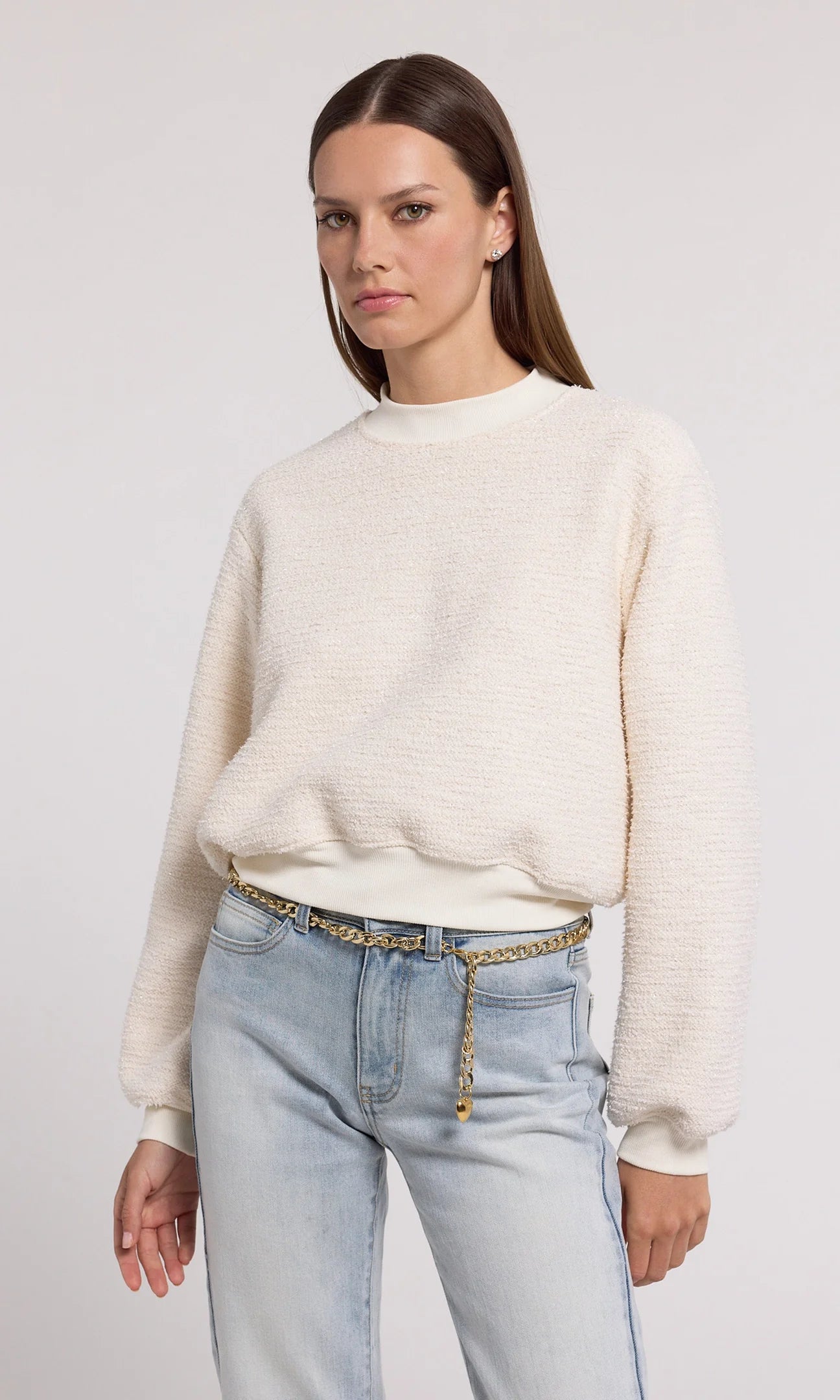 Julie Tweed Sweatshirt