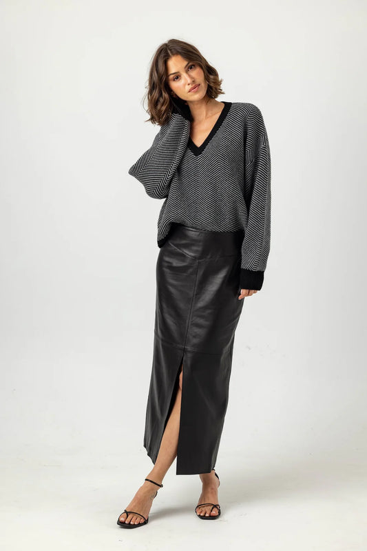 Leather Beaker Skirt