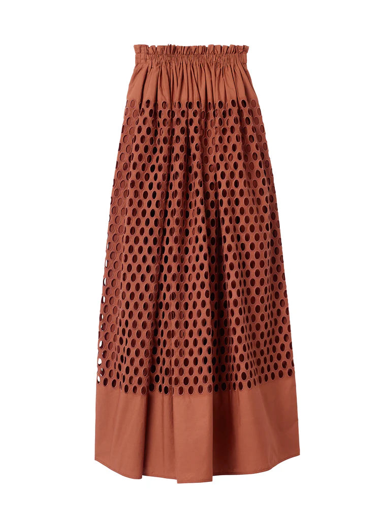 Flora Eyelet Maxi