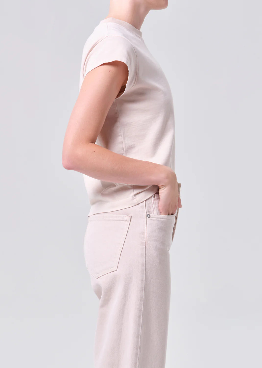 Bryce Cap Sleeve In Foundation