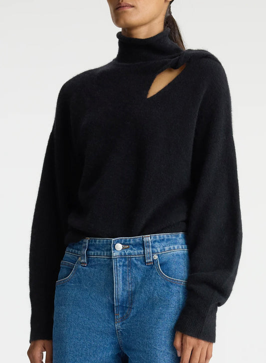 Jensen Wool Sweater Black
