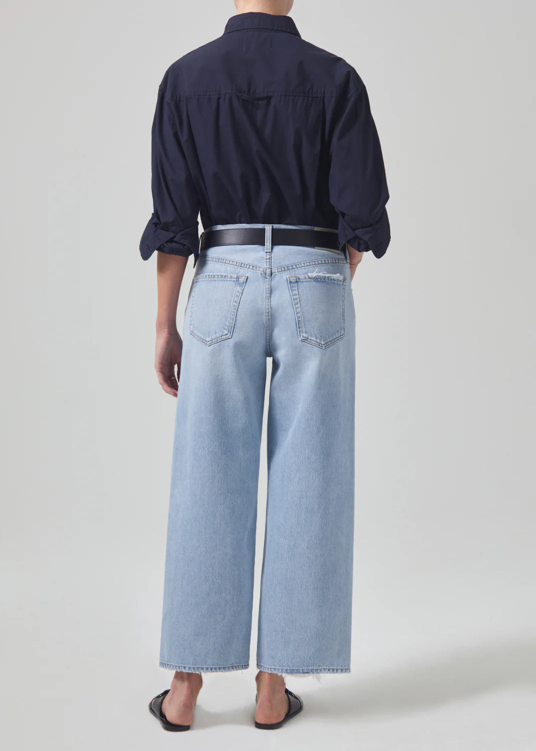 Pina Low Rise Baggy Crop in Cascade