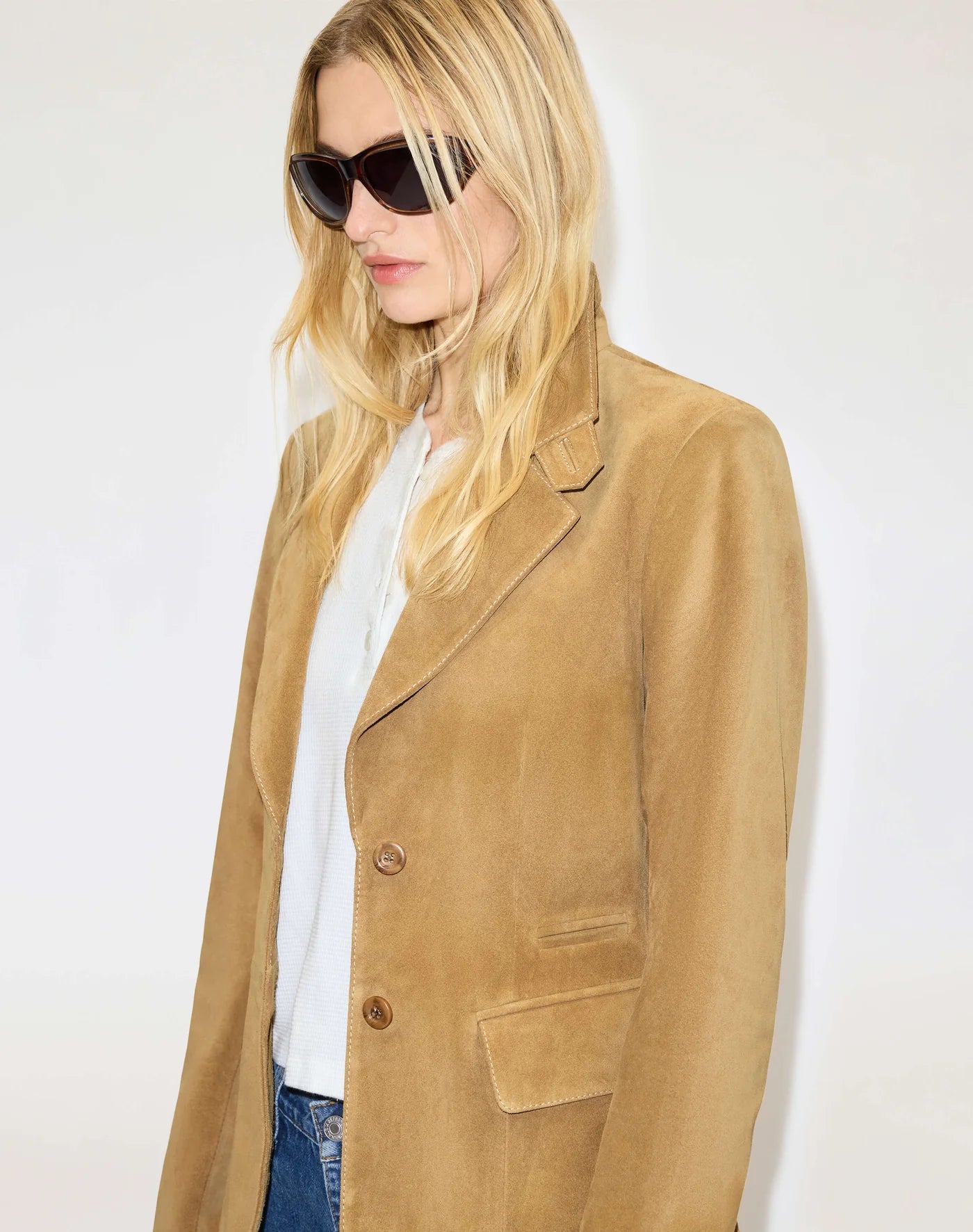 Classic Suede Blazer