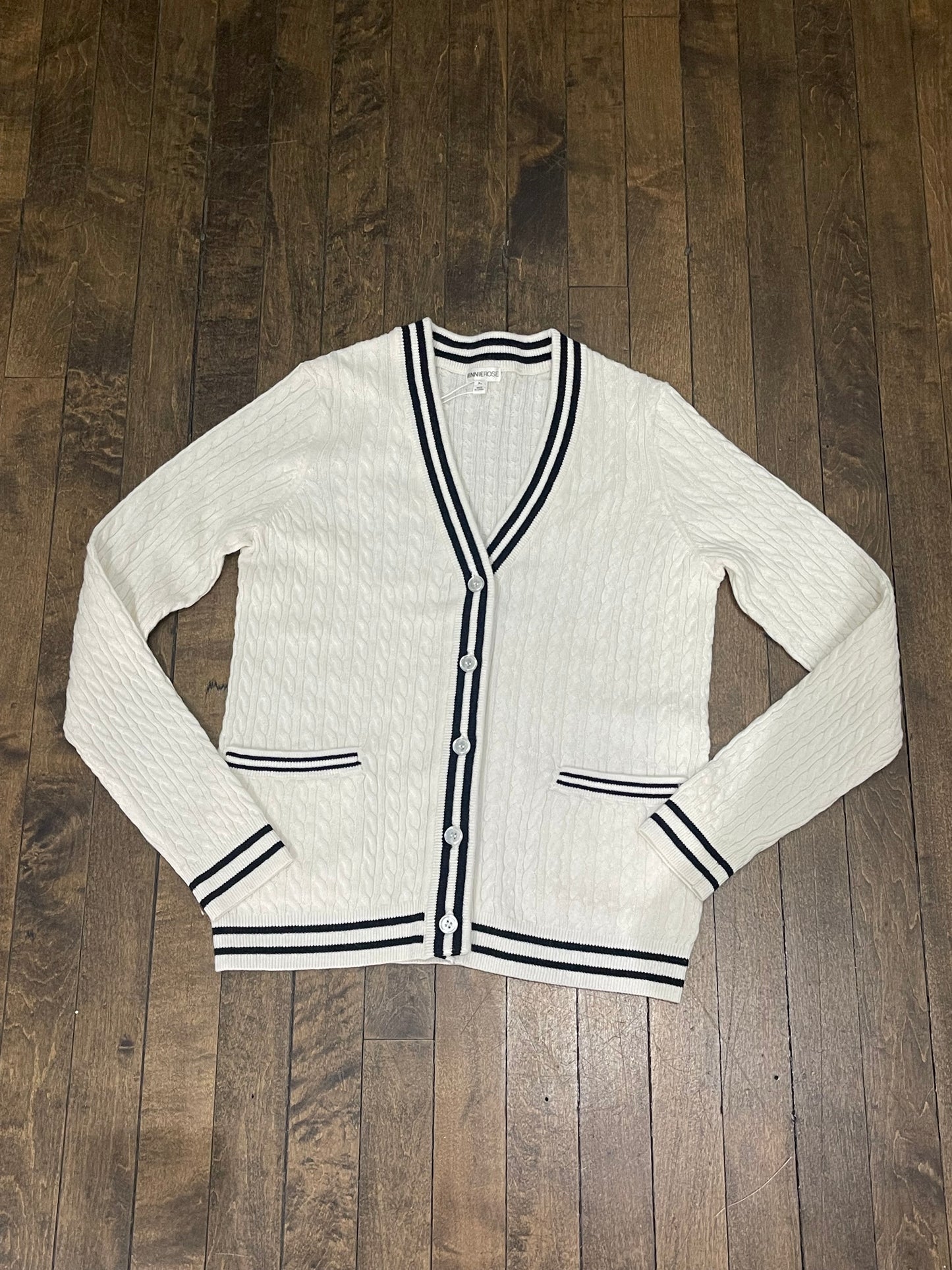 Cotton Cashmere Cashmere Baby Cable Cardi (2 color ways)