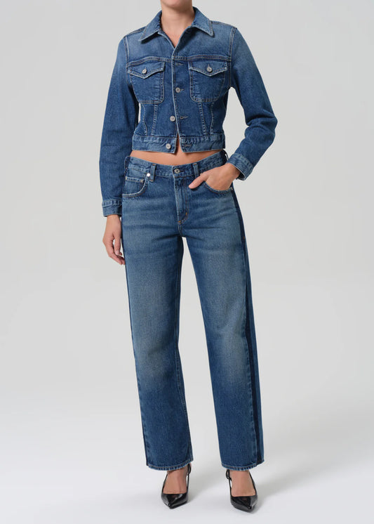 Lindz Easy Straight Tuxedo Stripe