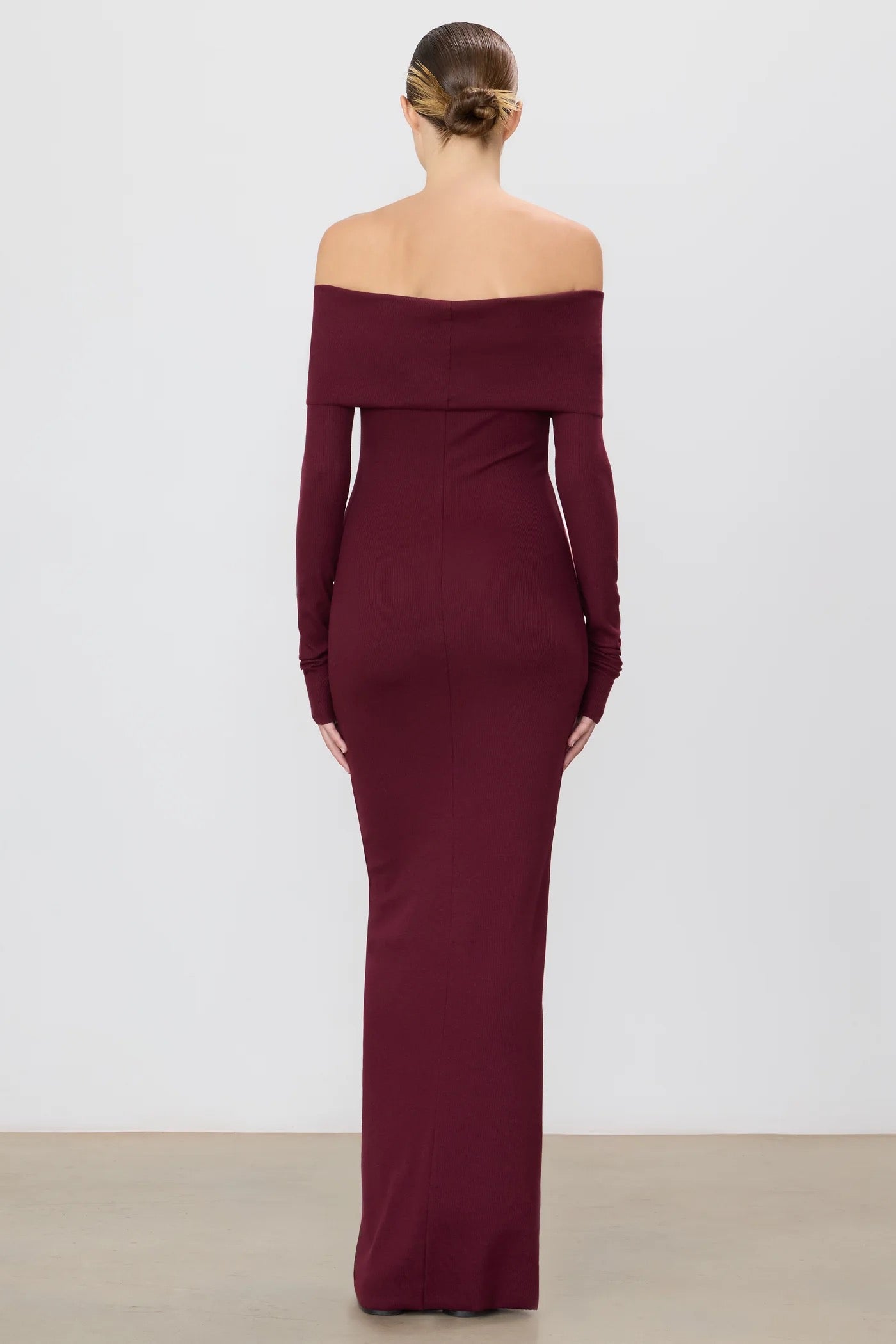 Long Sleeve Off Shoulder Maxi