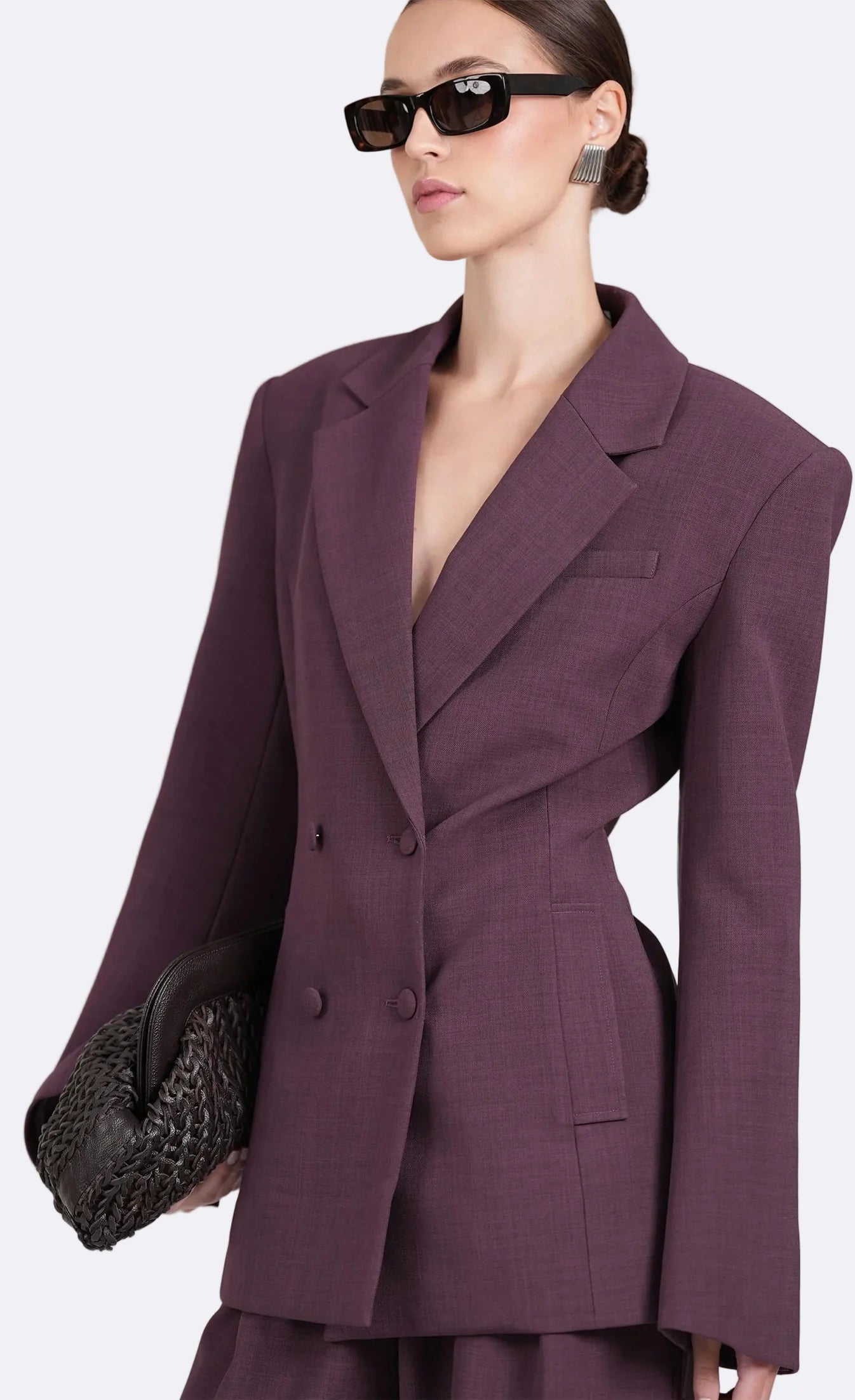 Aveline Blazer Plum