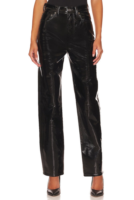 Recycled Patent Leather 90's Pinch Waist