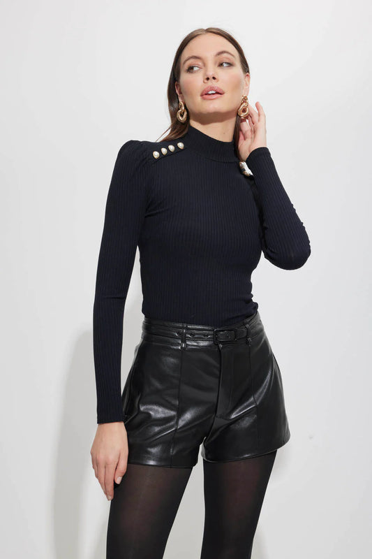 Chelan Button Top