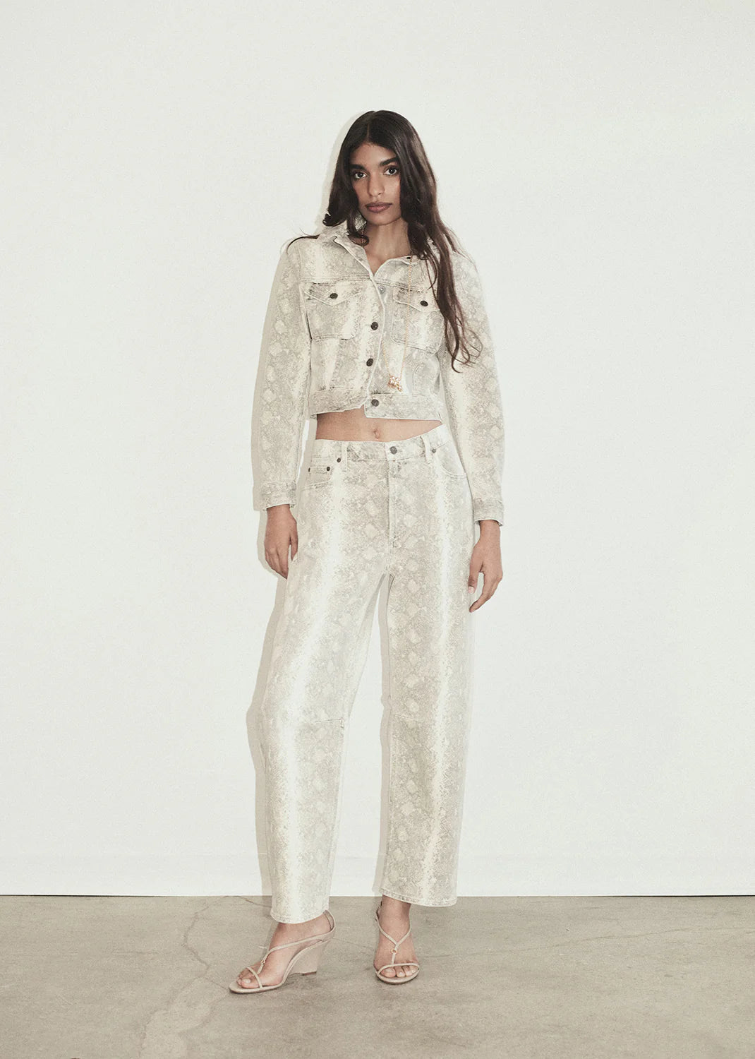 Miro Long Relaxed Jean Python