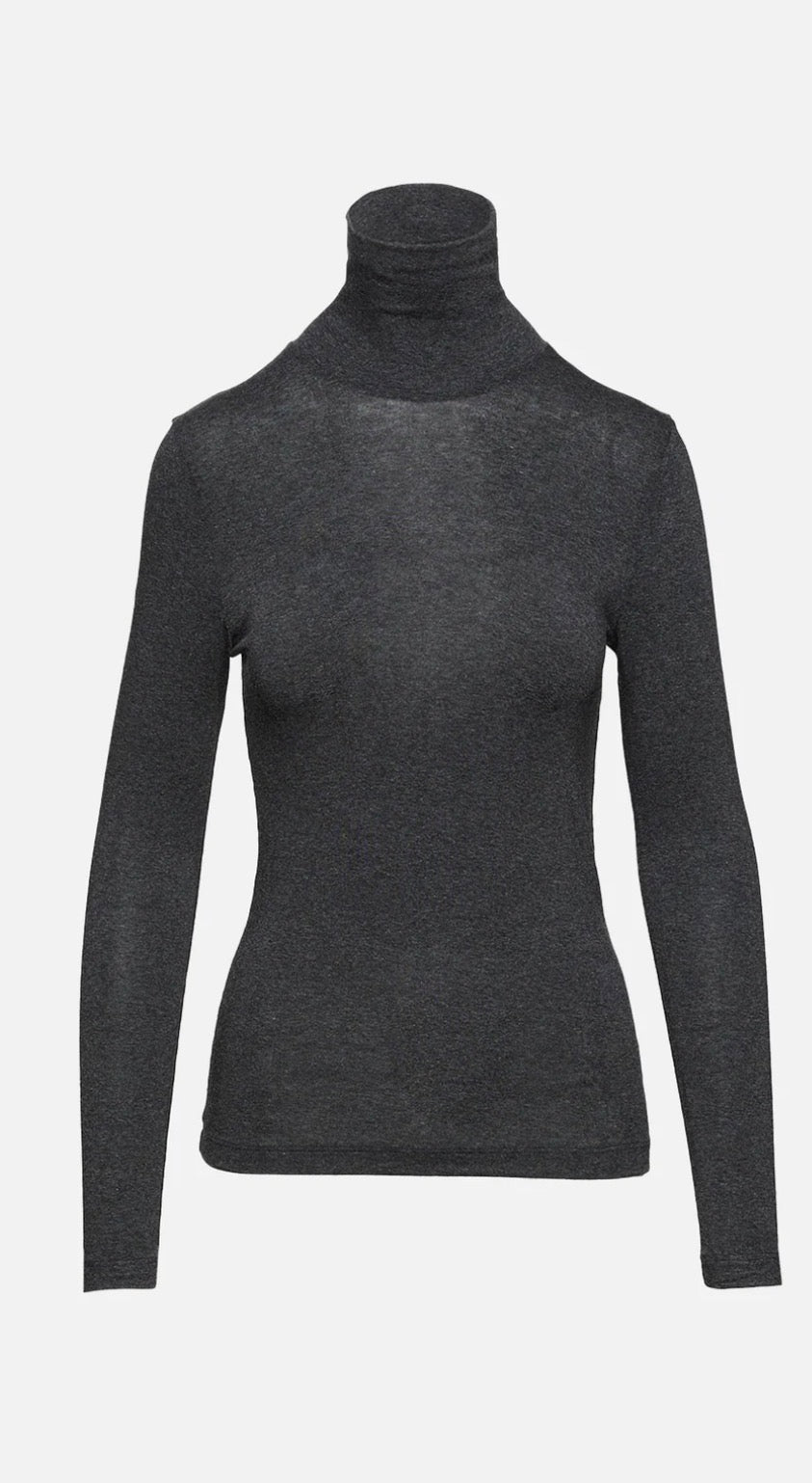 Pascale Turtleneck Charcoal