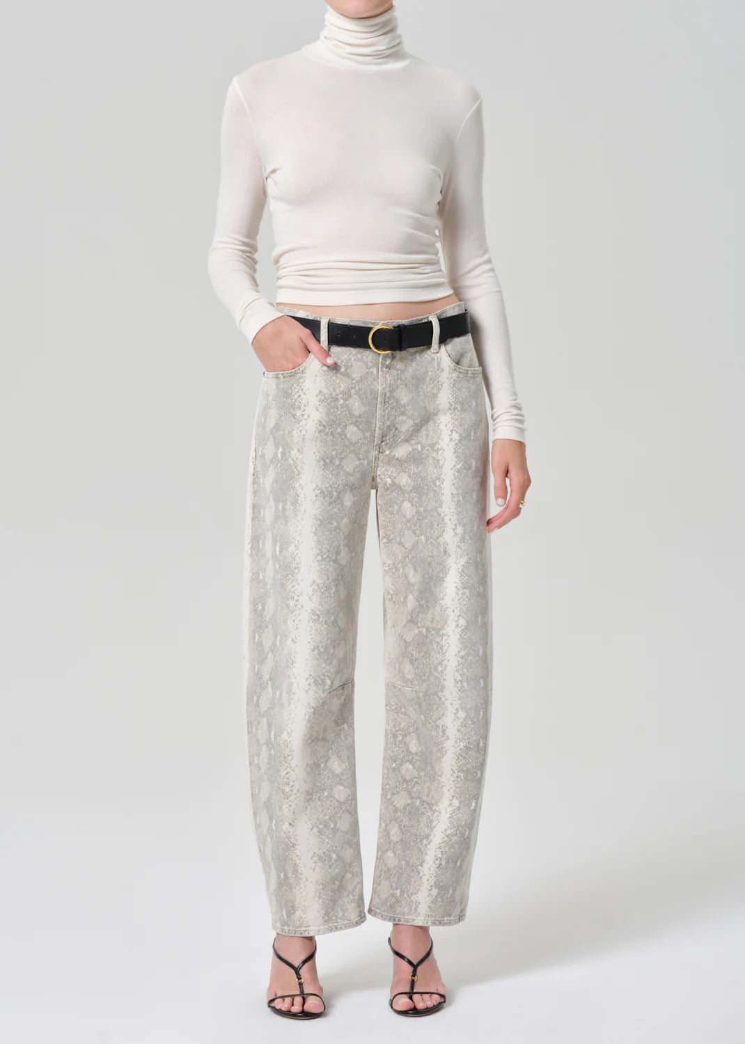 Miro Long Relaxed Jean Python