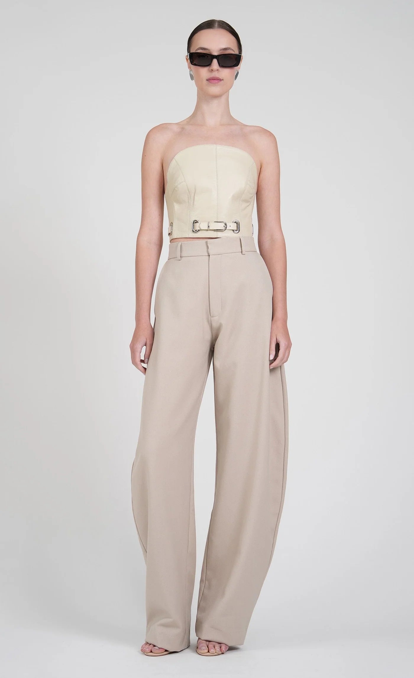 Sia Crop Top Crema