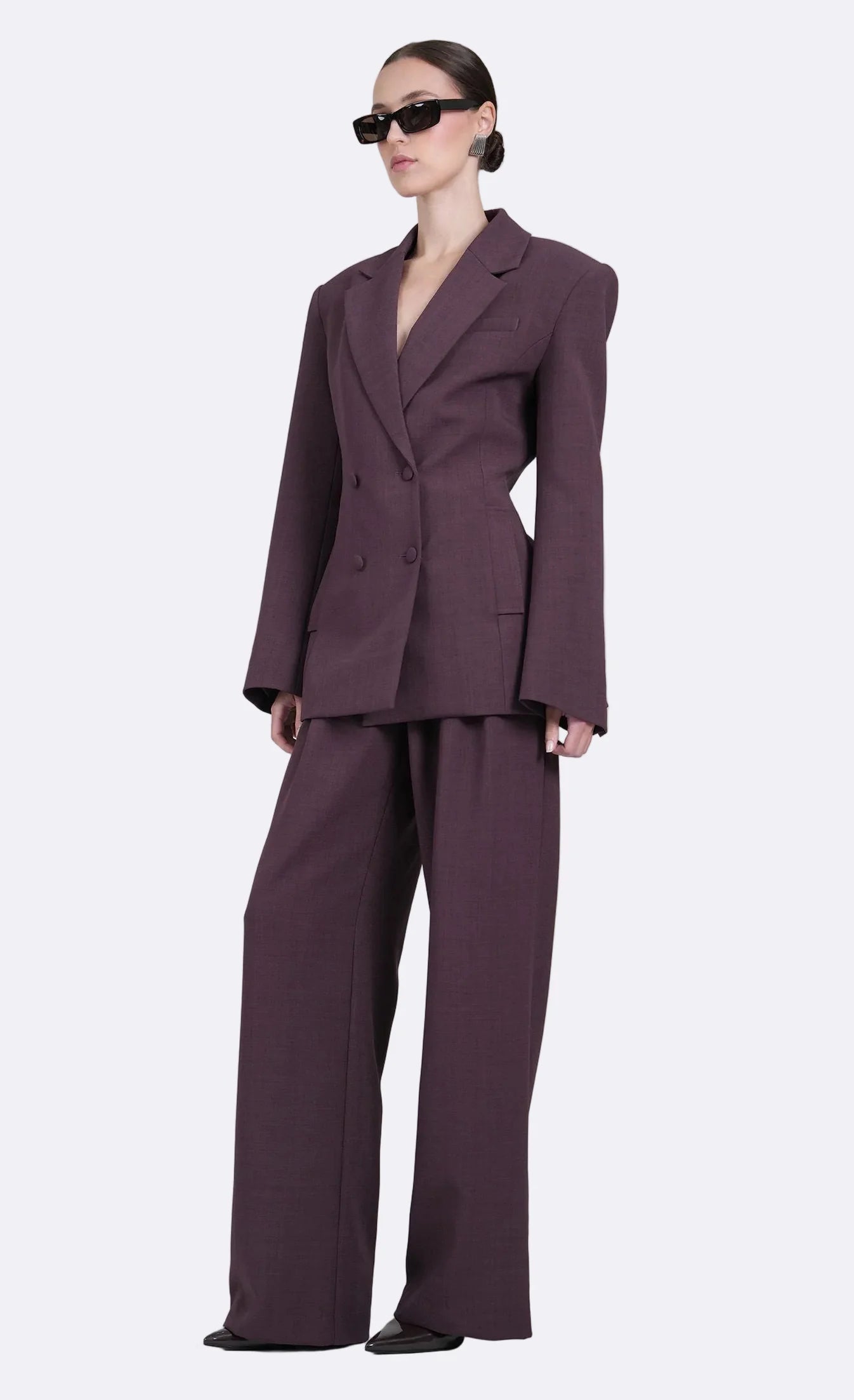 Aveline Blazer Plum