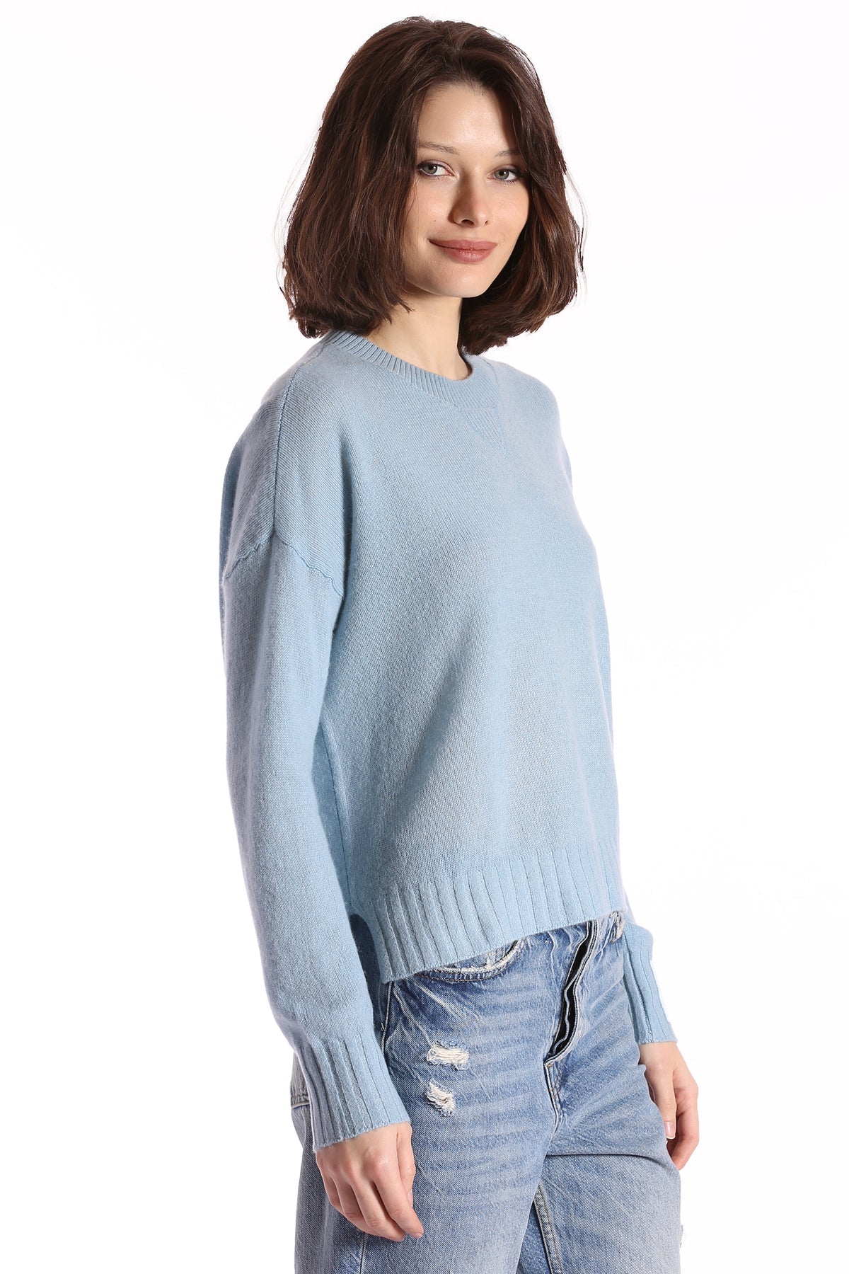 Cashmere Sport Crewneck Sweater