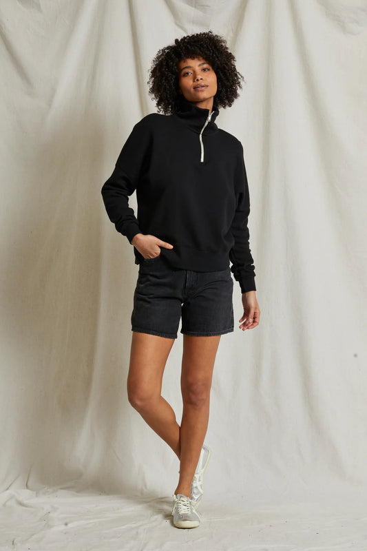 Maren Half Zip Terry Cloth