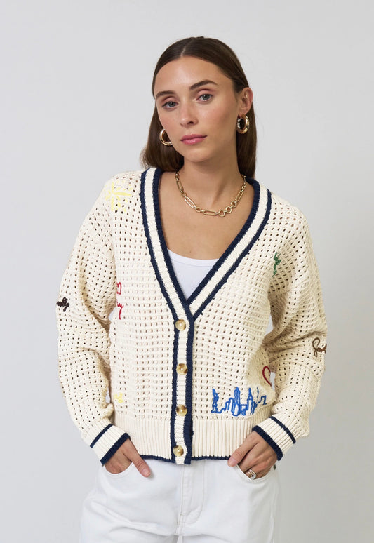 Chelsea Embroidered Cardi