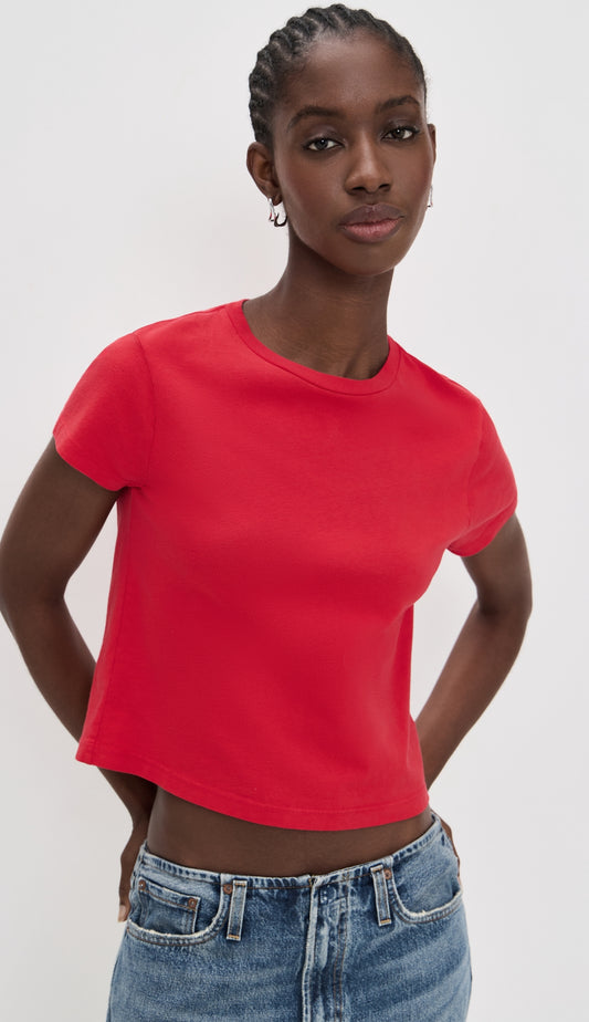 Adine Shrunken Tee Tomato