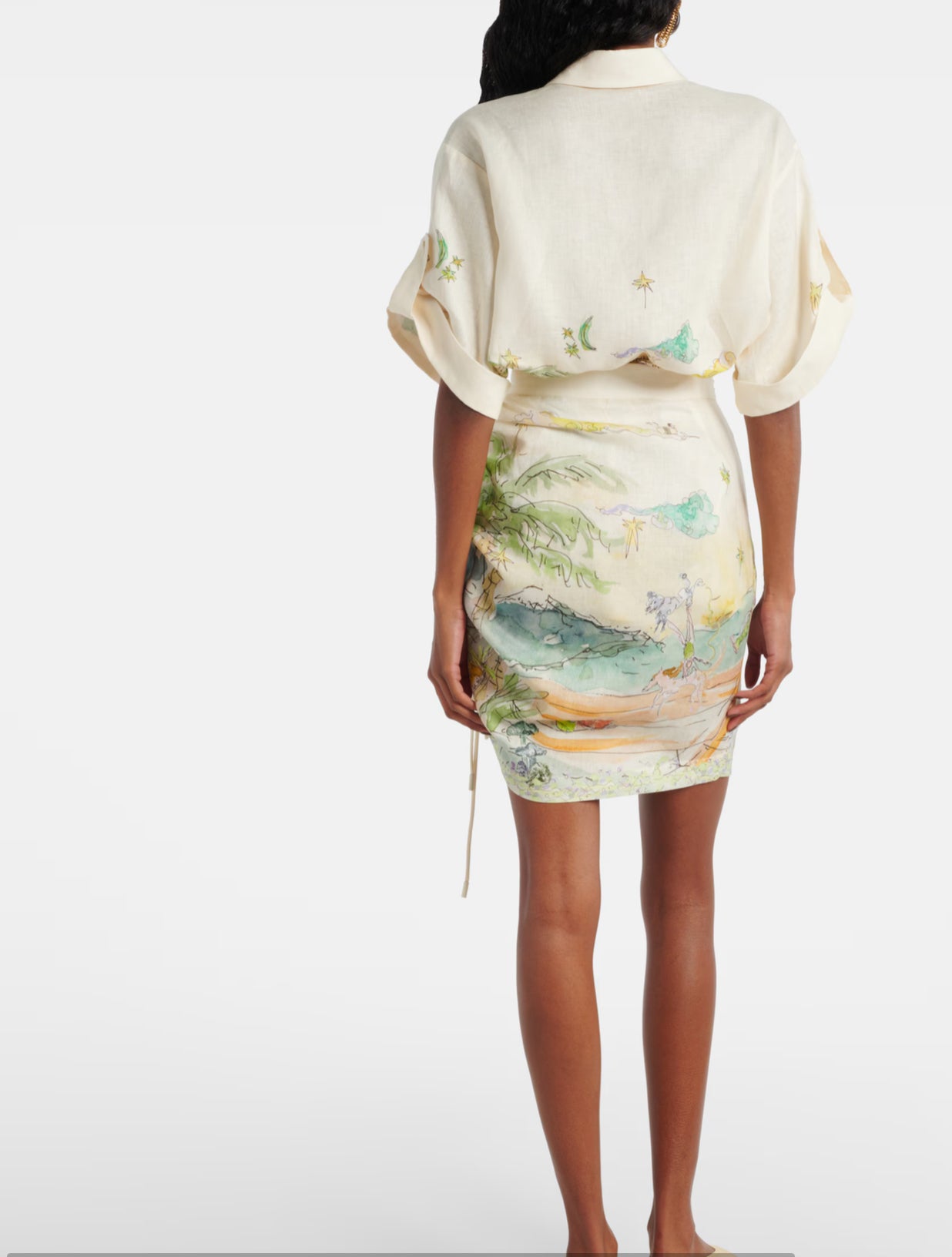 Anouk Linen Mini Skirt