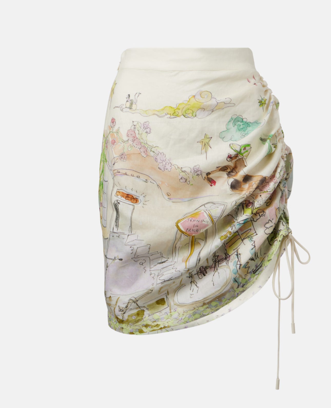 Anouk Linen Mini Skirt