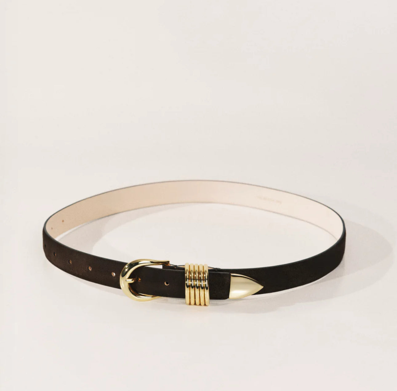 Hollyhock Chocolate Suede Belt