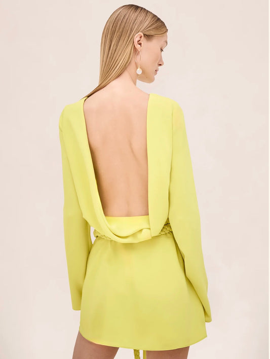 Angelie Dress Chartreuse