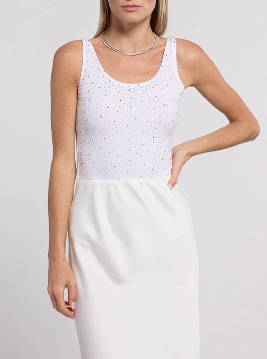 Gigi Crystal Jersey Bodysuit