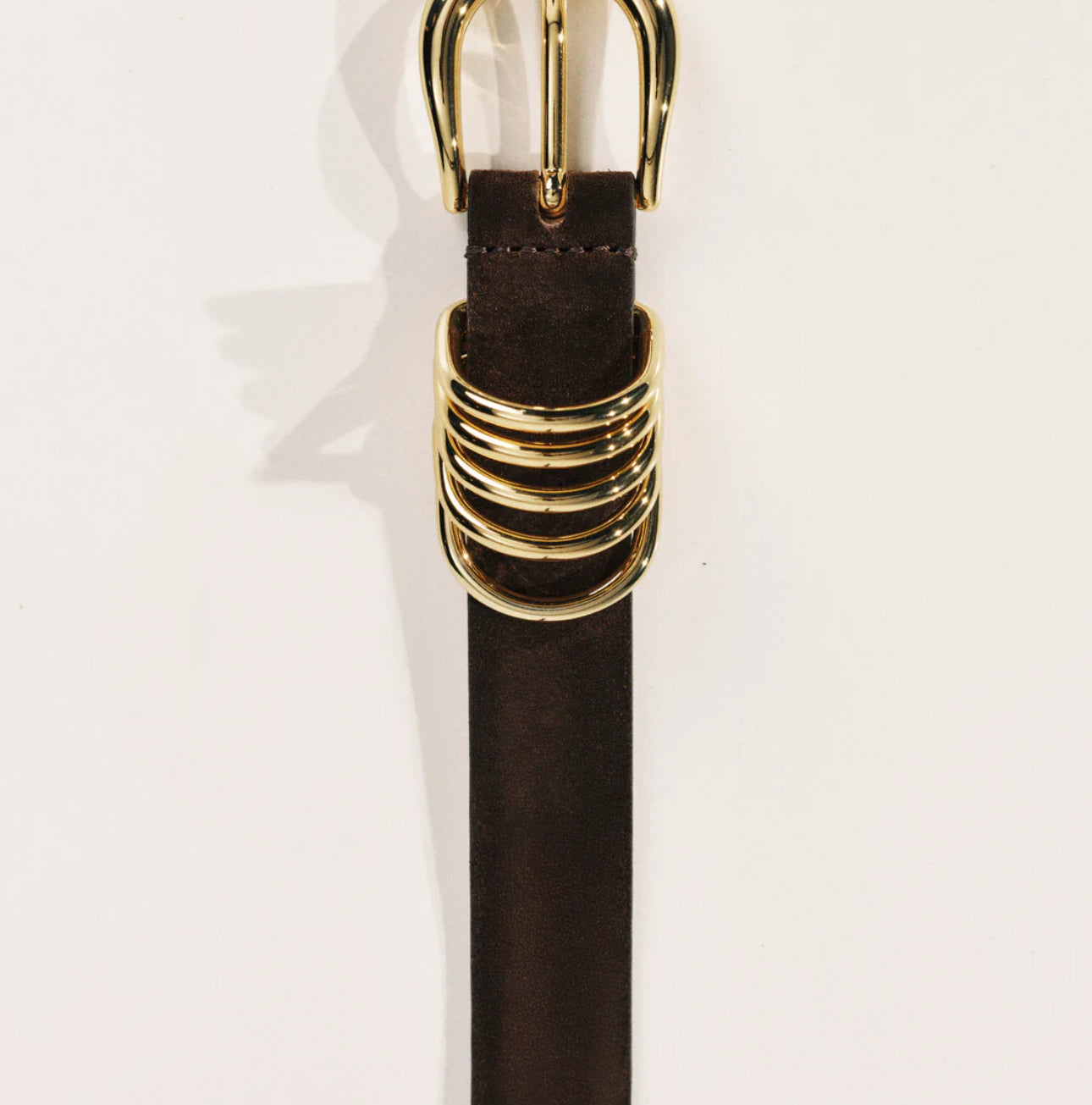 Hollyhock Chocolate Suede Belt