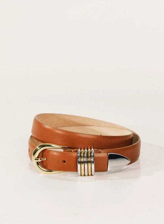 Hollyhock Belt Mixed Metal Terre Silver/Gold