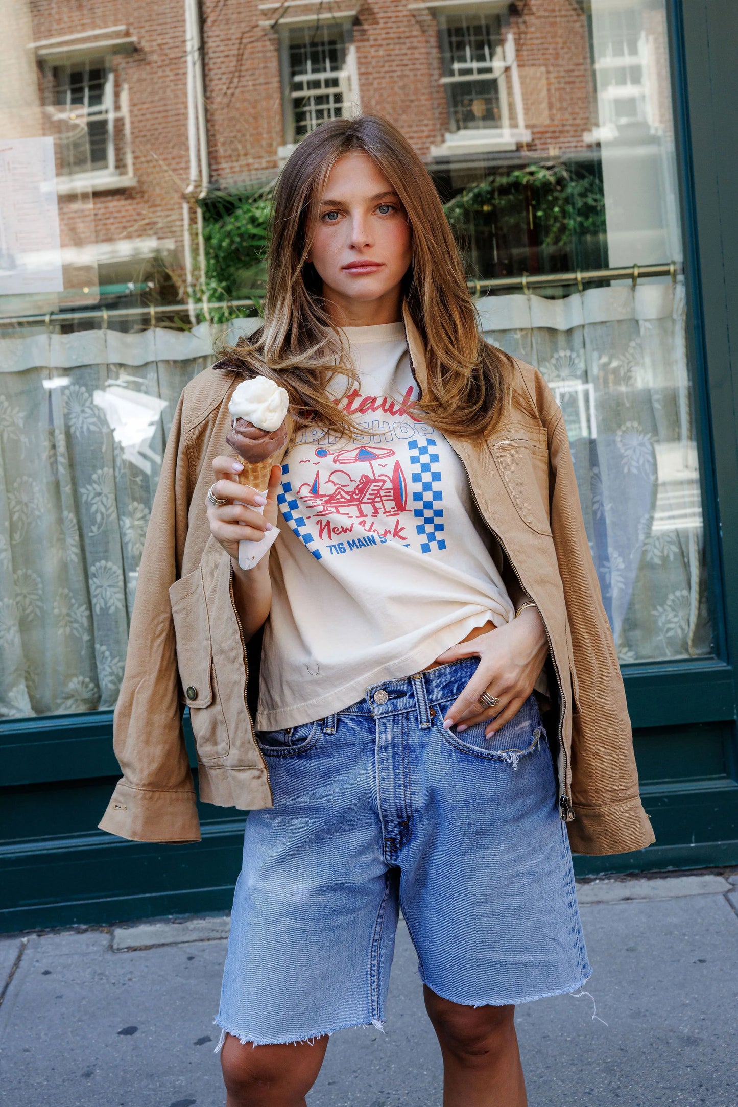 Montauk Surf Shop Boyfriend Tee